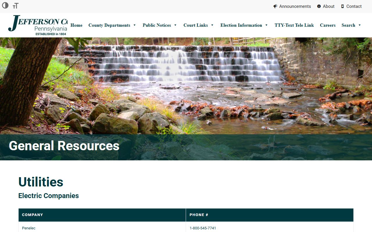 Jefferson County inmate population general resources and law enforcement contacts